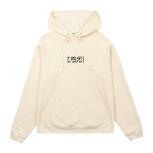 TAYLOR SWIFT THE ERAS II TOUR CREAM HOODIE size L